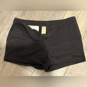 Faded Glory Black Cargo Shorts Classic Design